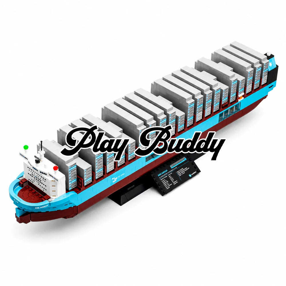 Maersk Dual-Fuel Container Vessel (40955) 1516PCS Building Blocks - Maersk Dual-Fuel Container Vessel - Building Blocks