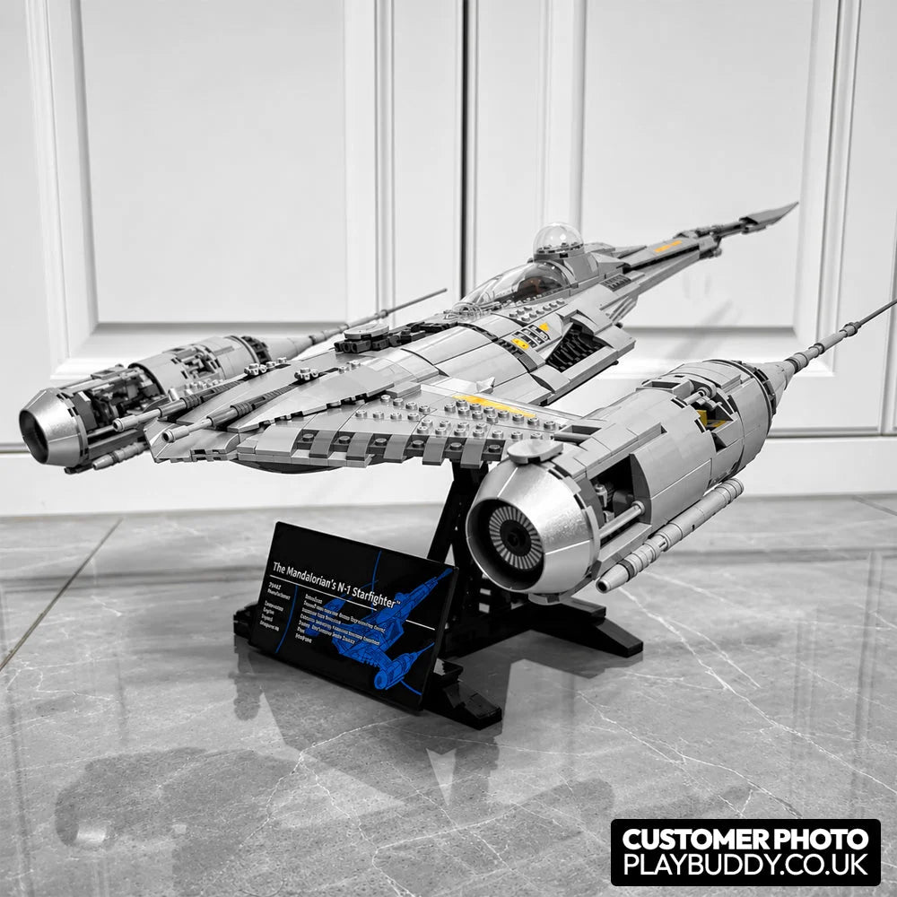 Mandalorian’s N-1 Starfighter (75442) 1809PCS Building Blocks w/ 2 Figures - N-1 Starfighter - Building Blocks