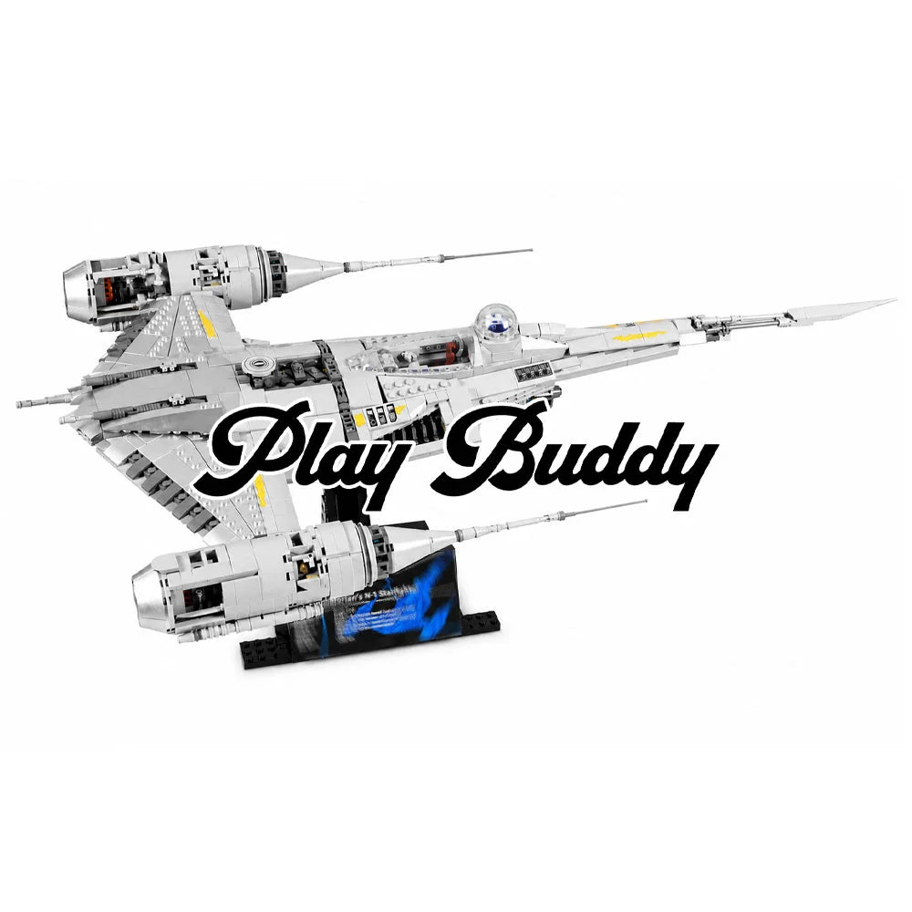 Mandalorian’s N-1 Starfighter (75442) 1809PCS Building Blocks w/ 2 Figures - N-1 Starfighter - Building Blocks