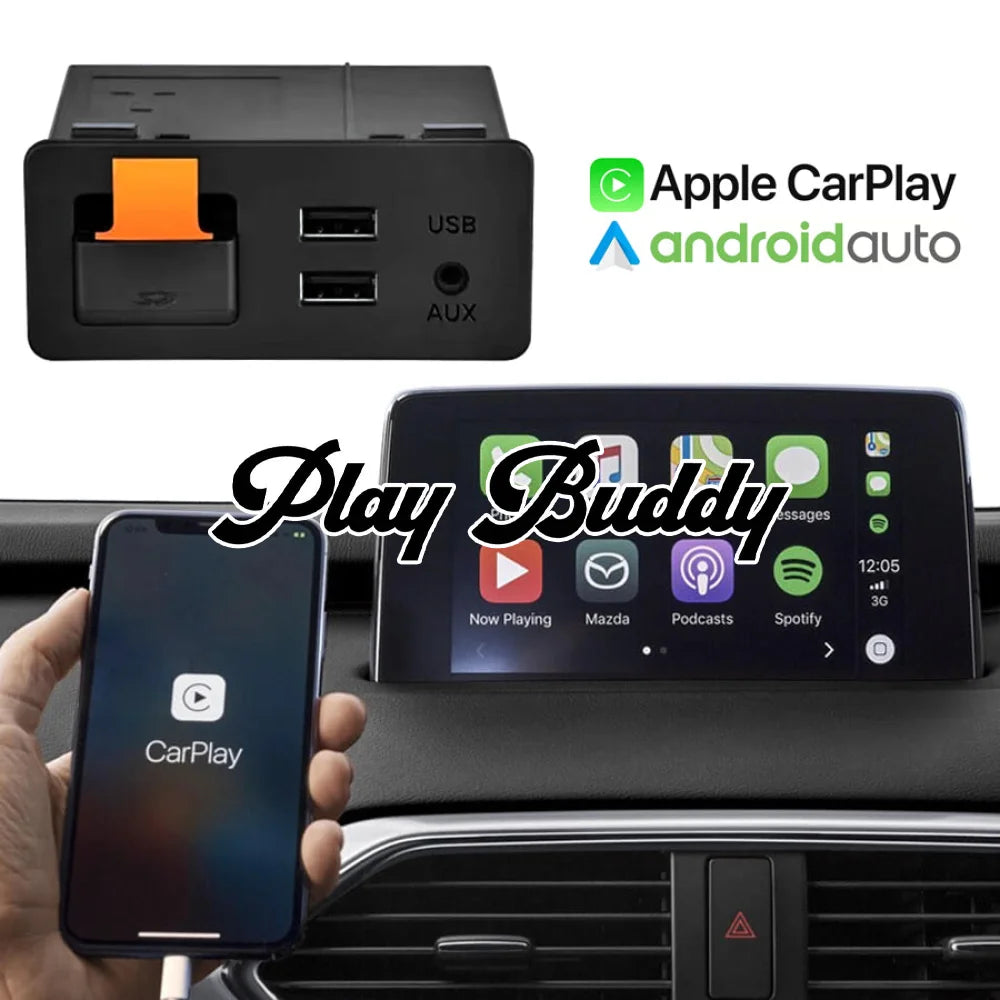 Mazda Wireless Apple CarPlay & Android Auto for CX5 CX3 CX9 MX5 Mazda 6 Mazda 3 Apple CarPlay & Android Auto