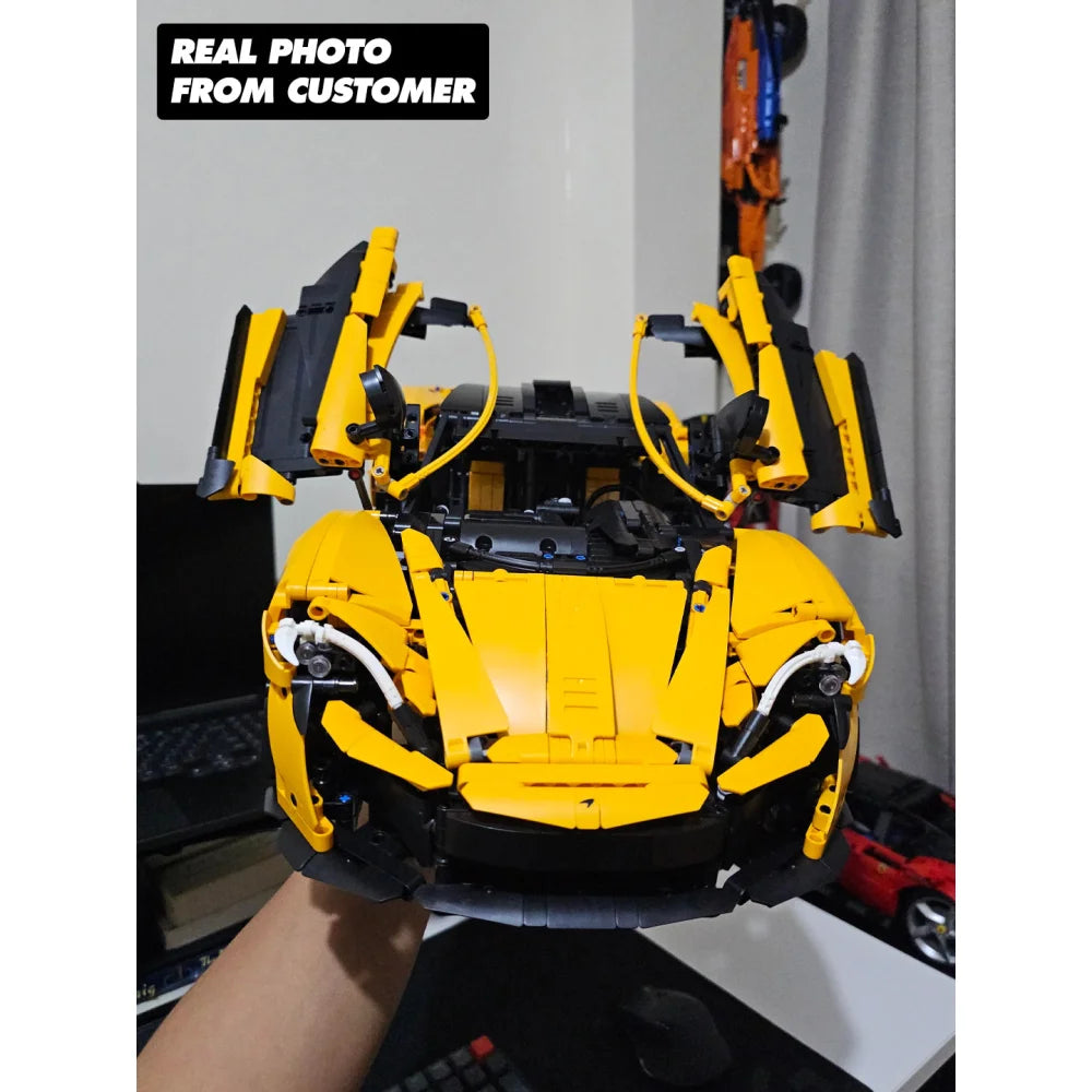 McLaren P1 Building Blocks MOC 3893PCS 1:8 Scale Model Gift Technical McLaren P1 / 3893 Pieces Building Blocks