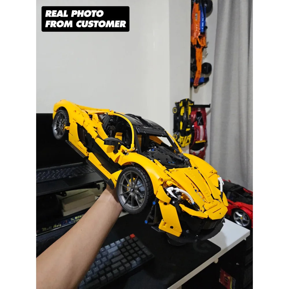 McLaren P1 Building Blocks MOC 3893PCS 1:8 Scale Model Gift Technical McLaren P1 / 3893 Pieces Building Blocks