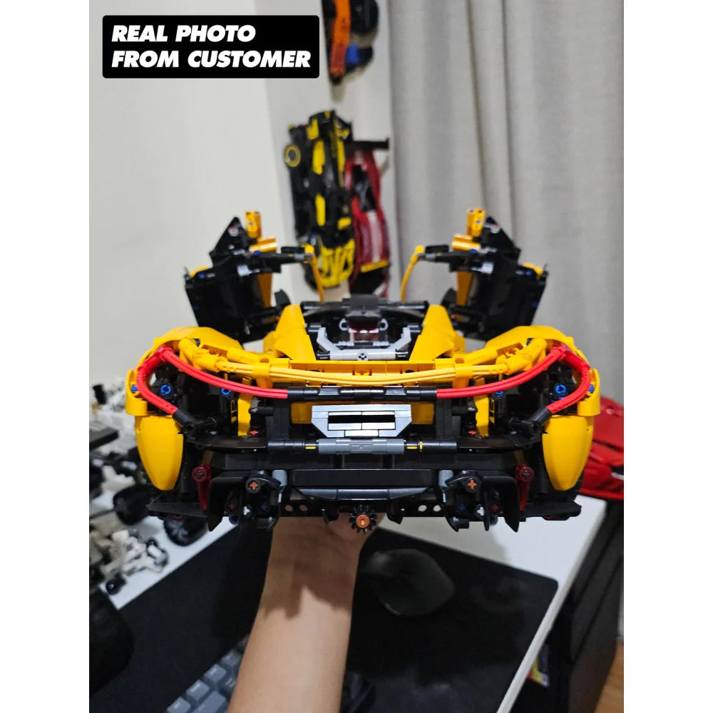 McLaren P1 Building Blocks MOC 3893PCS 1:8 Scale Model Gift Technical McLaren P1 / 3893 Pieces Building Blocks