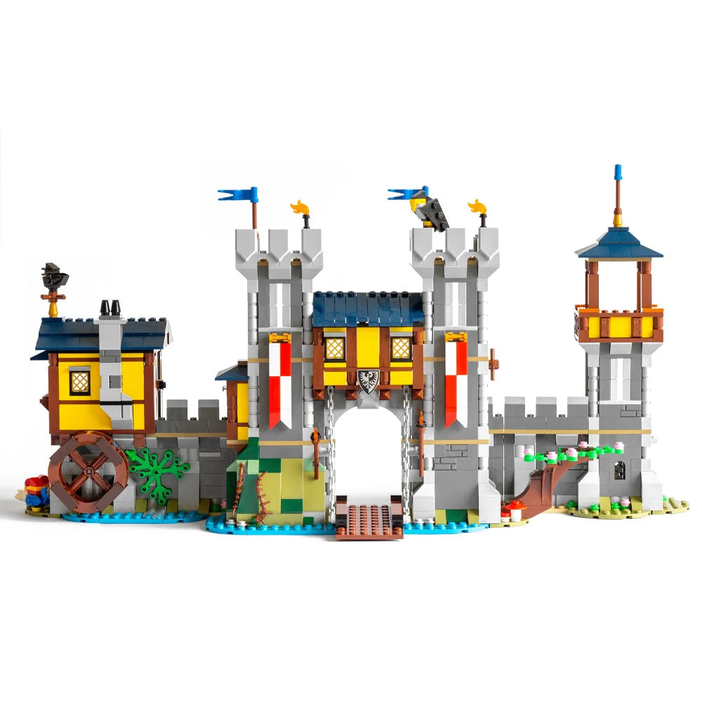 Medieval Castle (31120) 1426PCS Building Blocks MOC Bricks w/ 3 Figures Medieval Castle Building Blocks
