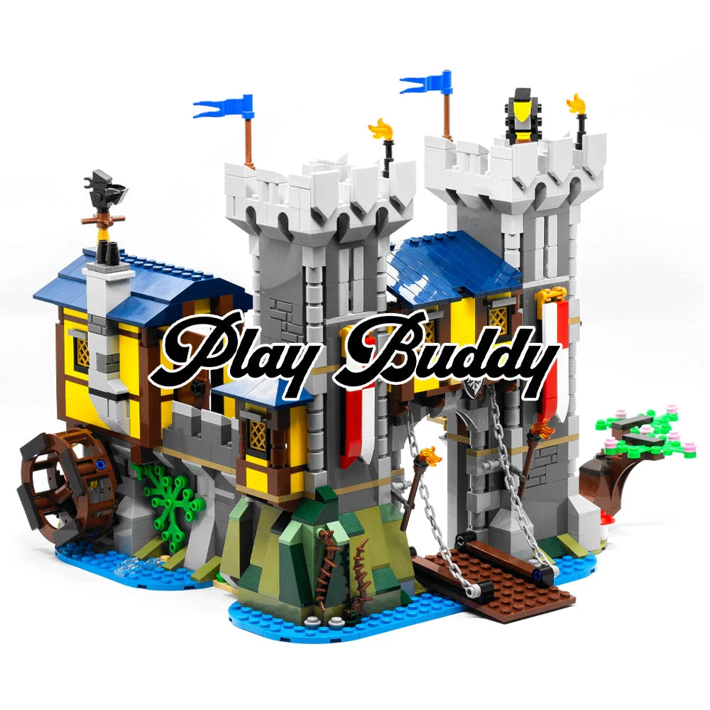 Medieval Castle (31120) 1426PCS Building Blocks MOC Bricks w/ 3 Figures Medieval Castle Building Blocks