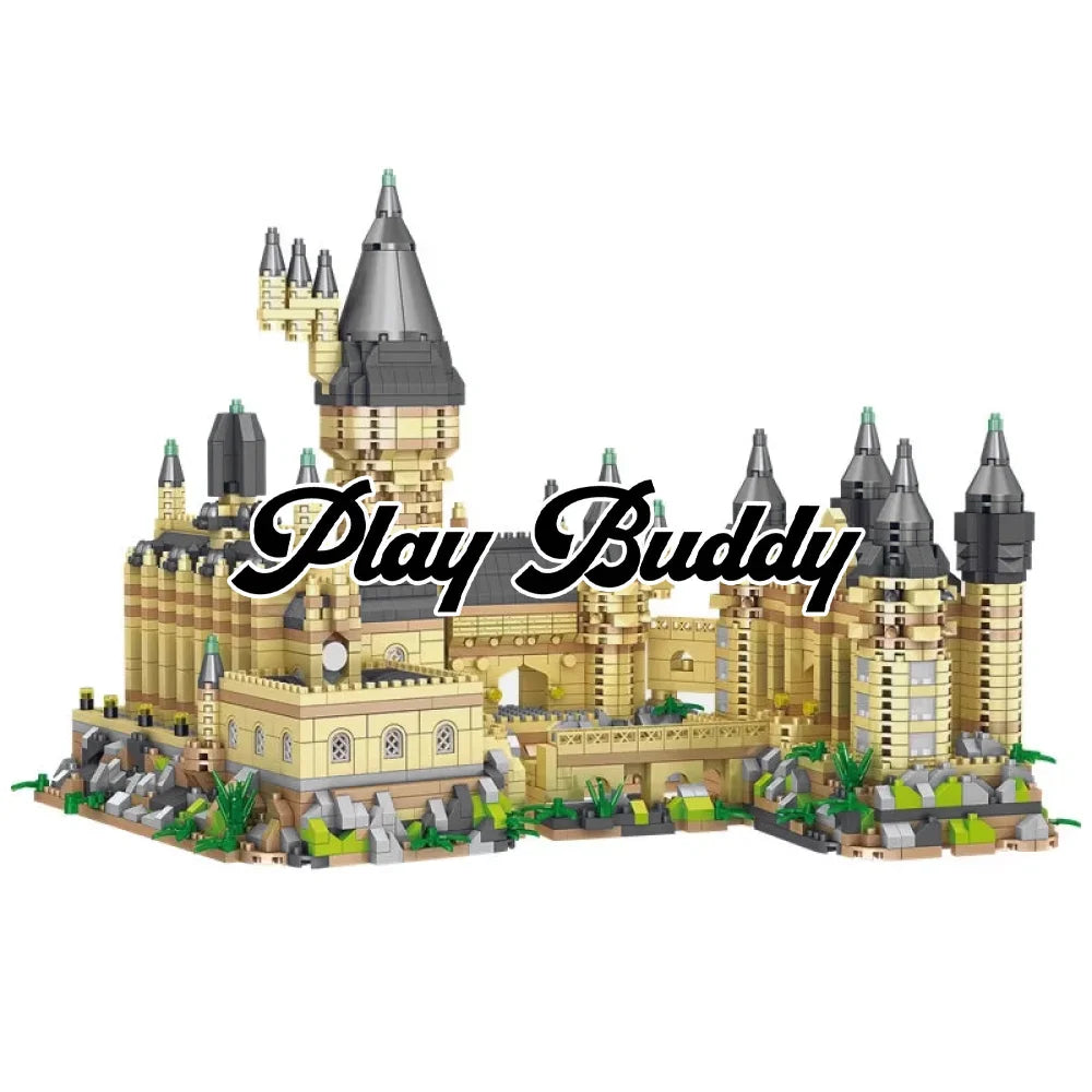 Medieval Castle Building Blocks Set Harry Potter Hogwarts 6000PCS Micro Blocks 6000 Pieces Building Blocks