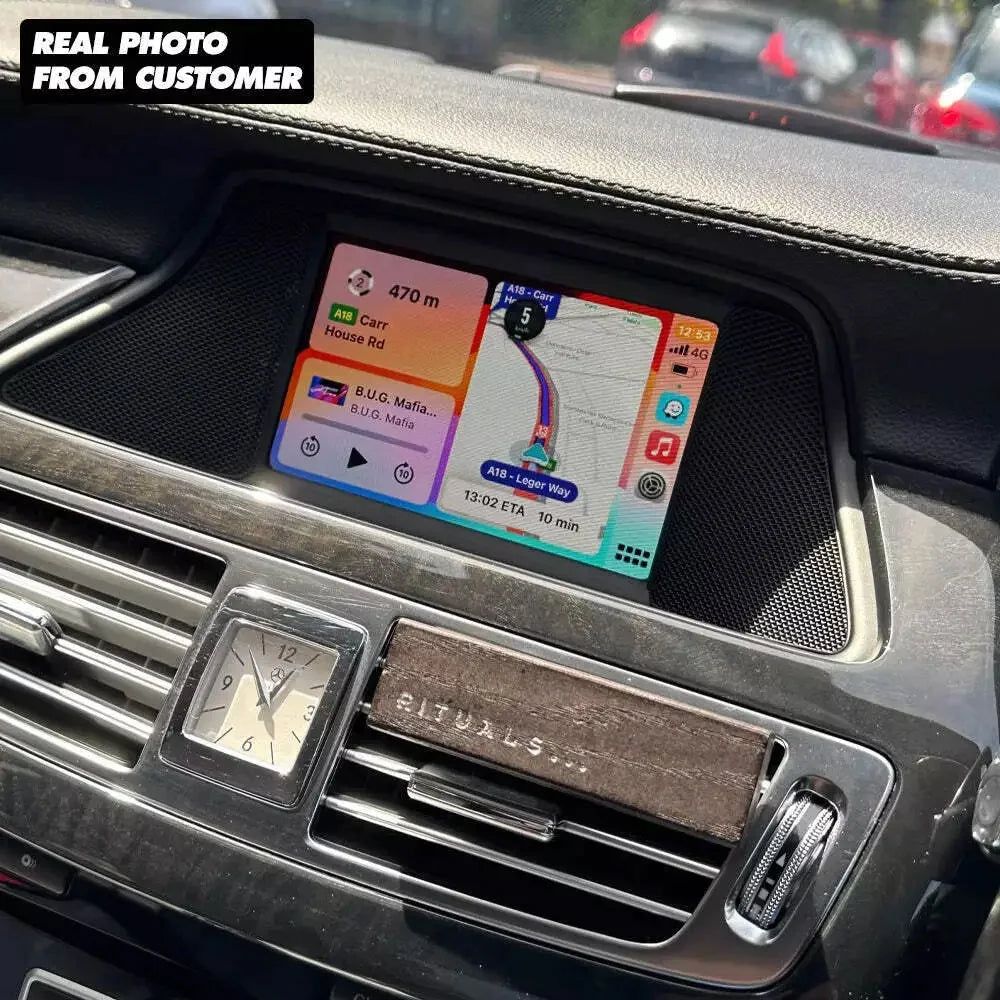 Mercedes 2011-2015 NTG4.5 Plug&Play Retrofit Wireless CarPlay & Android Auto NTG4.5 with Becker Slot Apple CarPlay &