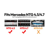 Mercedes NTG 4.5/4.7 Wireless Apple CarPlay & Android Auto Integration Retrofit NTG 4.5 4.7 Apple CarPlay & Android Auto