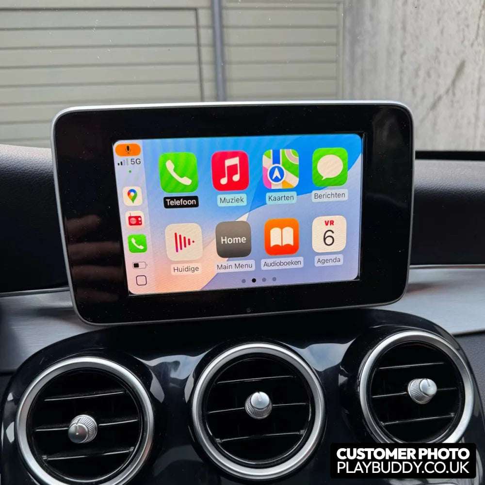 Mercedes Wireless Apple CarPlay Android Auto Retrofit A B C E Class NTG 5.0 NTG 5.0 Apple CarPlay & Android Auto