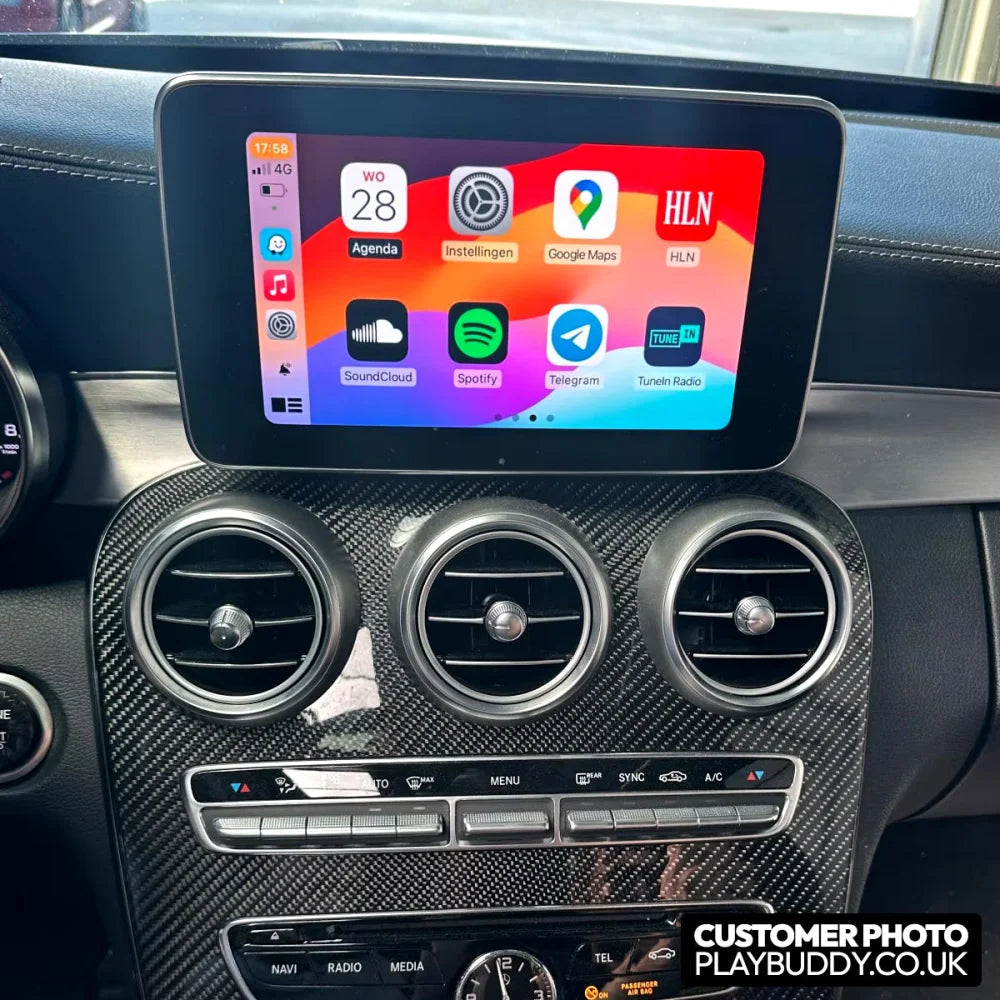 Mercedes Wireless Apple CarPlay Android Auto Retrofit A B C E Class NTG 5.0 NTG 5.0 Apple CarPlay & Android Auto