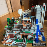 Minecraft The Mountain Cave Building Blocks 2863PCS (21137) w/ 13 Figures The Mountain Cave Building Blocks