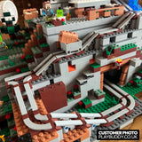 Minecraft The Mountain Cave Building Blocks 2863PCS (21137) w/ 13 Figures The Mountain Cave Building Blocks