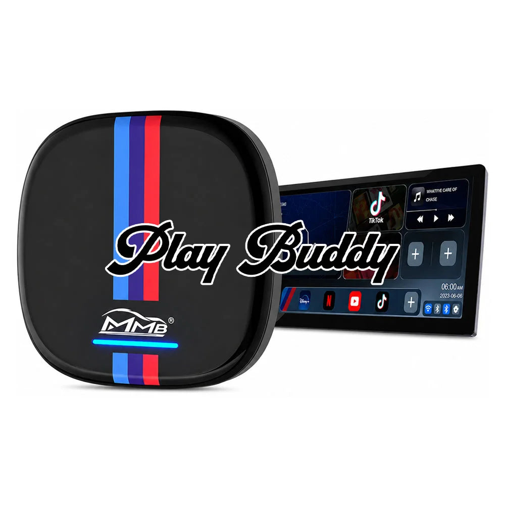 MMB BMW AI Box Wireless CarPlay Multimedia 8 + 128GB w/ YouTube & Netflix - MMB BMW AI Box - Apple CarPlay & Android