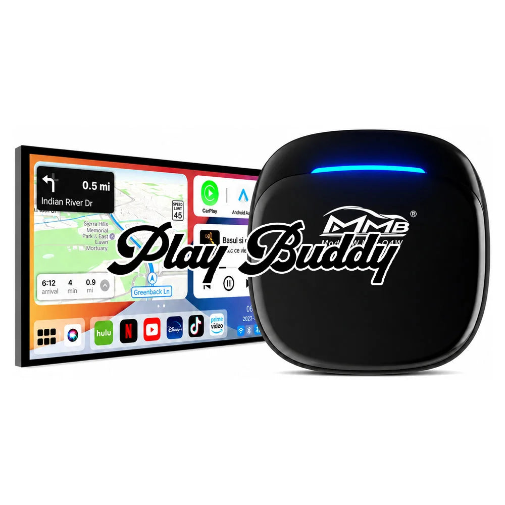 MMB MAX 5.0 Android 13 Wireless CarPlay 8GB + 128GB 8-Core Multimedia Video AI Box - MMB MAX 5.0 - Apple CarPlay &