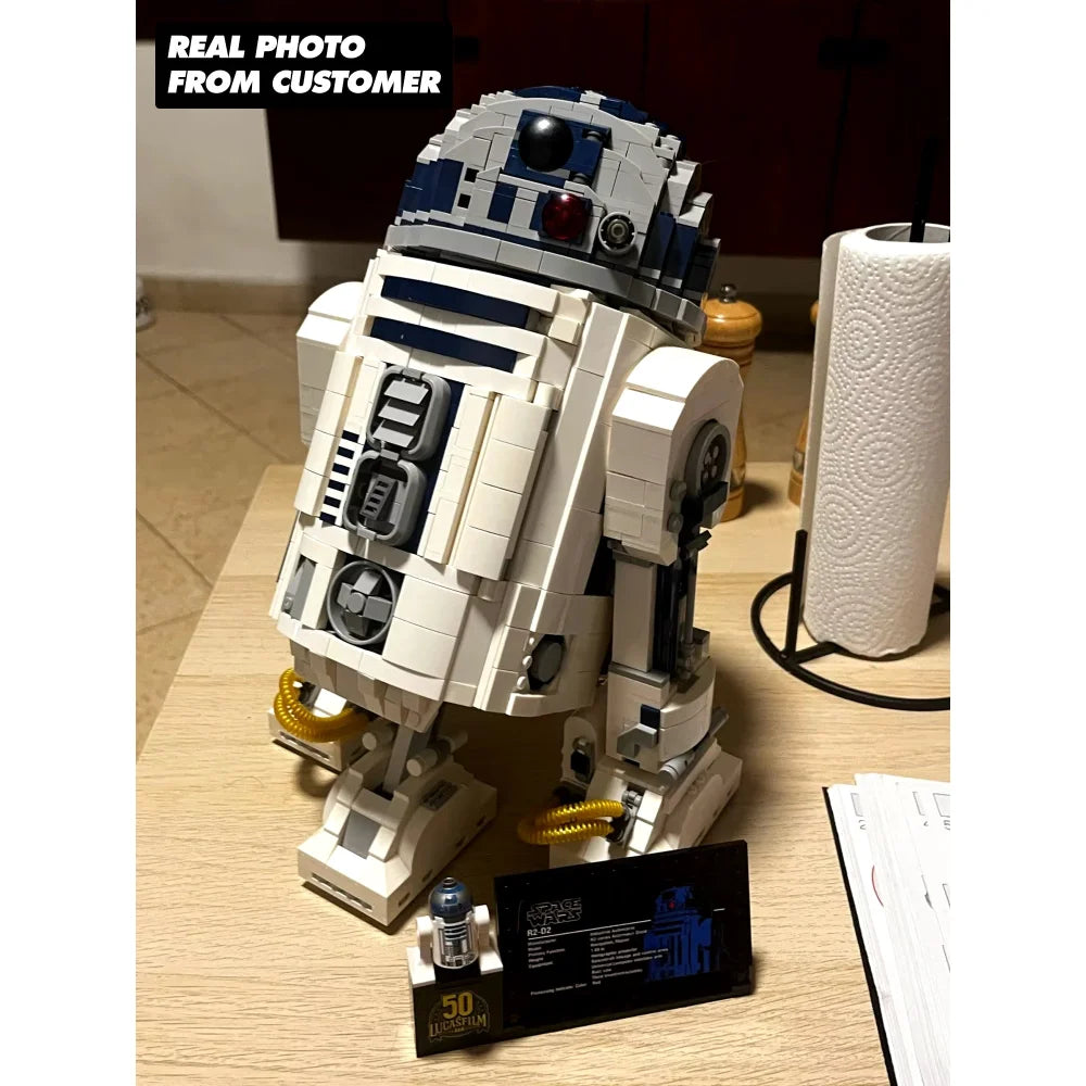 MOC Star Wars R2-D2 Robot Droid Building Set 2314PCS Building Blocks Bricks R2-D2 Robot Building Blocks