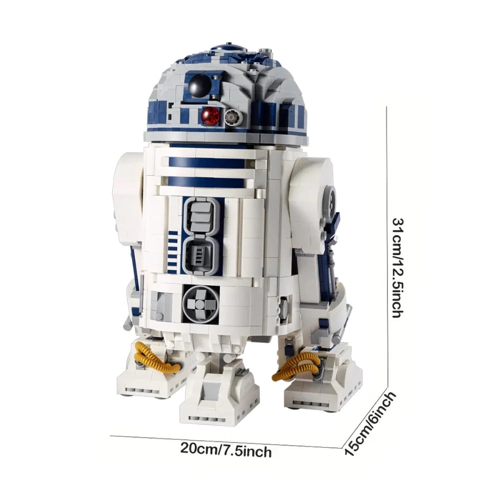 MOC Star Wars R2-D2 Robot Droid Building Set 2314PCS Building Blocks Bricks R2-D2 Robot Building Blocks