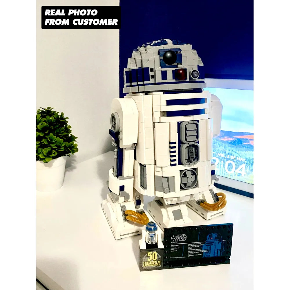 MOC Star Wars R2-D2 Robot Droid Building Set 2314PCS Building Blocks Bricks R2-D2 Robot Building Blocks