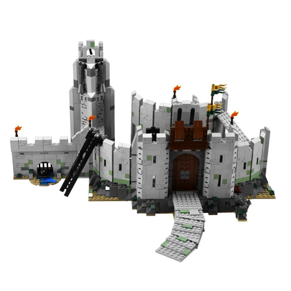 MOC The Battle of Helm’s Deep LOTR 1368PCS Building Blocks Bricks with Figures The Battle of Helm’s Deep Building Blocks