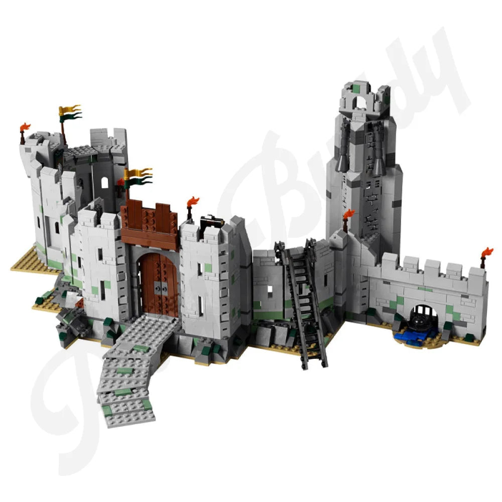 MOC The Battle of Helm’s Deep LOTR 1368PCS Building Blocks Bricks with Figures The Battle of Helm’s Deep Building Blocks