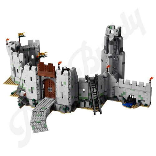 MOC The Battle of Helm’s Deep LOTR 1368PCS Building Blocks Bricks with Figures The Battle of Helm’s Deep Building Blocks