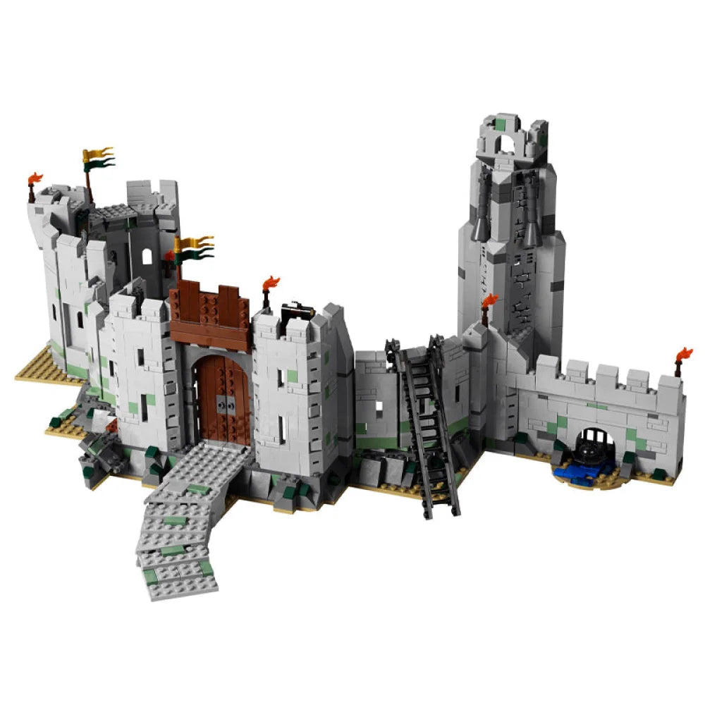 MOC The Battle of Helm’s Deep LOTR 1368PCS Building Blocks Bricks with Figures The Battle of Helm’s Deep Building Blocks
