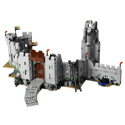 MOC The Battle of Helm’s Deep LOTR 1368PCS Building Blocks Bricks with Figures The Battle of Helm’s Deep Building Blocks
