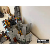 MOC The Battle of Helm’s Deep LOTR 1368PCS Building Blocks Bricks with Figures The Battle of Helm’s Deep Building Blocks
