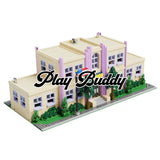 MOC The Simpsons Springfield Elementary School Building Blocks 3500PCS Springfield Elementary School / 3500 Pieces
