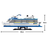 Cruise Ship Building Blocks MOC Boat Molecular of The Seas Model 2428Pcs Bricks Cruise Ship / No Box Building Blocks