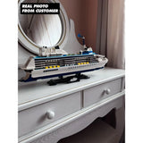 Cruise Ship Building Blocks MOC Boat Molecular of The Seas Model 2428Pcs Bricks Cruise Ship / No Box Building Blocks