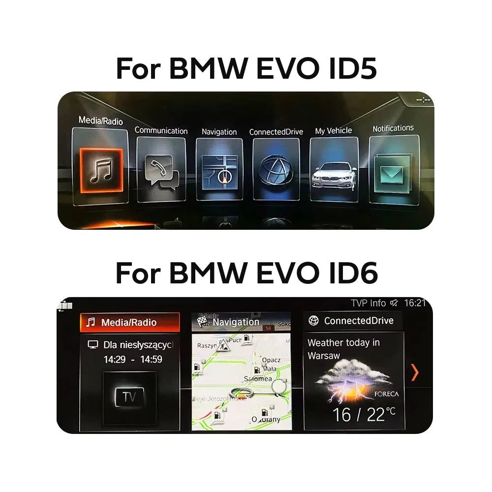 NBT EVO ID5 ID6 Wireless Apple CarPlay & Android Auto Retrofit Kit For BMW EVO ID5 ID6 Apple CarPlay & Android Auto