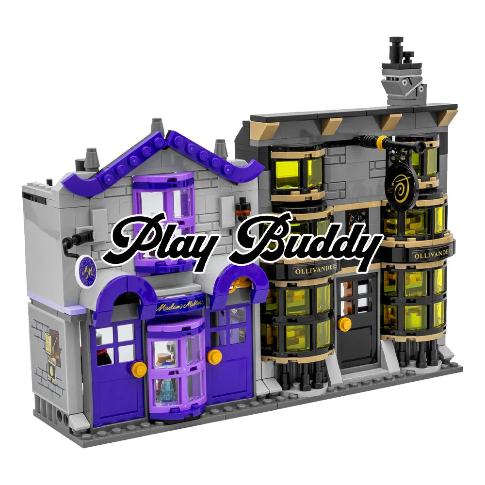 Ollivanders & Madam Malkin’s Robes (76439) 744PCS Building Blocks w/ Figures - Ollivanders & Madam Malkin’s Robes
