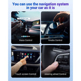 Ottocast Play2Video AI Box Wireless Android Auto & CarPlay Adapter w/ Remote Apple CarPlay & Android Auto