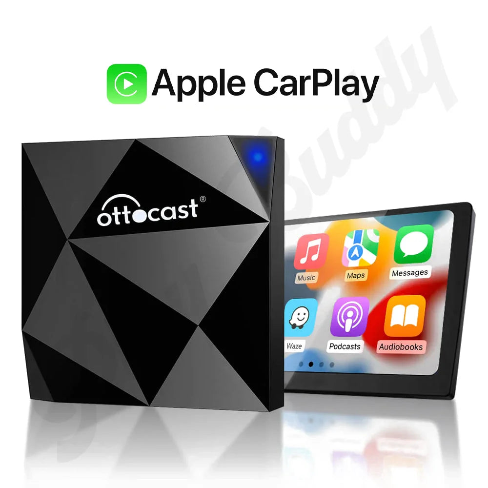 Ottocast U2-AIR Wireless Apple CarPlay Adapter for OEM Wired CarPlay Cars Apple CarPlay Apple CarPlay & Android Auto