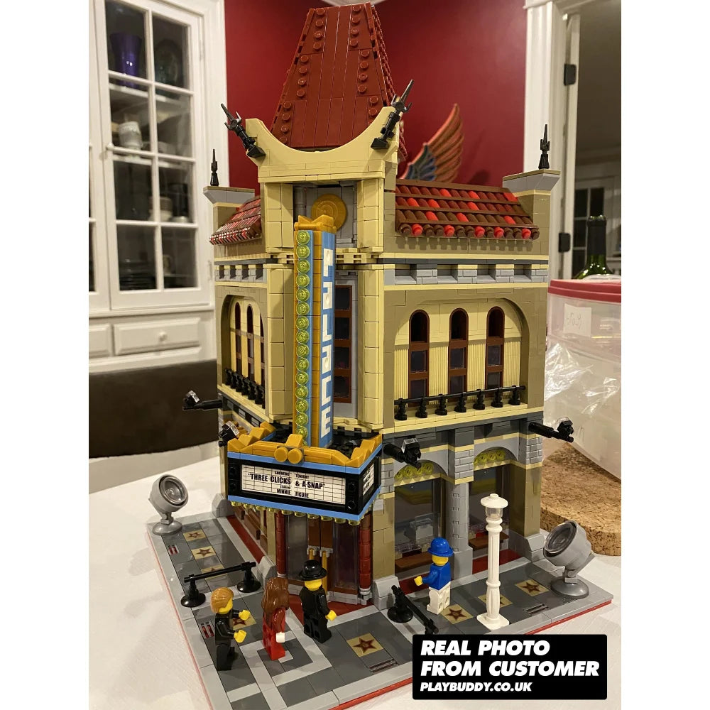 Palace Cinema (10232) 2194PCS Modular Building Blocks w/ 5 Figures - Palace Cinema - Building Blocks