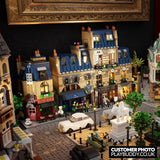 Parisian Street (910032) 3532PCS Modular Building Blocks w/ 6 Figures Parisian Street Building Blocks