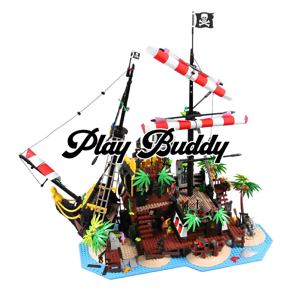 Pirates of Barracuda Bay (21322) 2545PCS Building Blocks w/ 8 Figures - Pirates of Barracuda Bay - Building Blocks