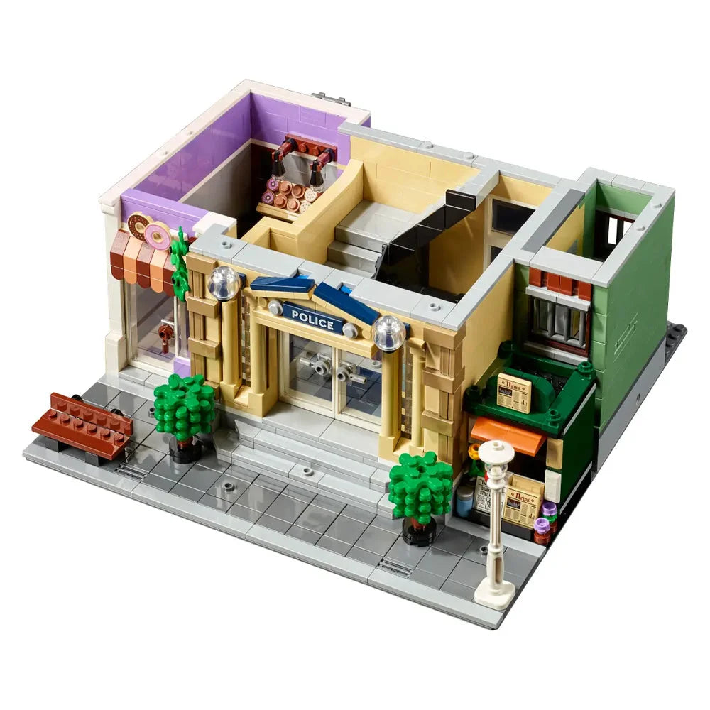 Police Station Creator Building Blocks 2923PCS w/ 5 Figures (10278) ABS Kit Police Station Building Blocks