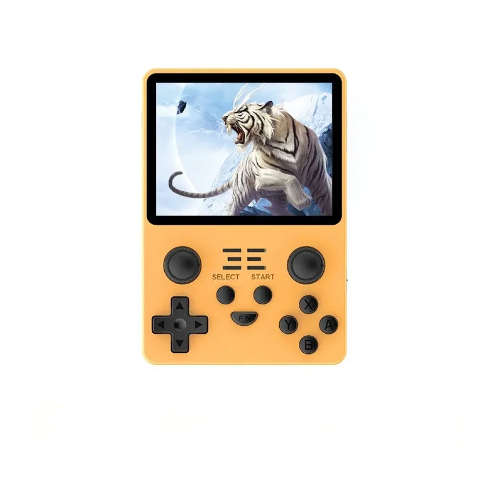 Powkiddy RGB20S Handheld Retro Game Console 3.5’’ Console 256GB 20K + Games 64GB / Orange Game Console