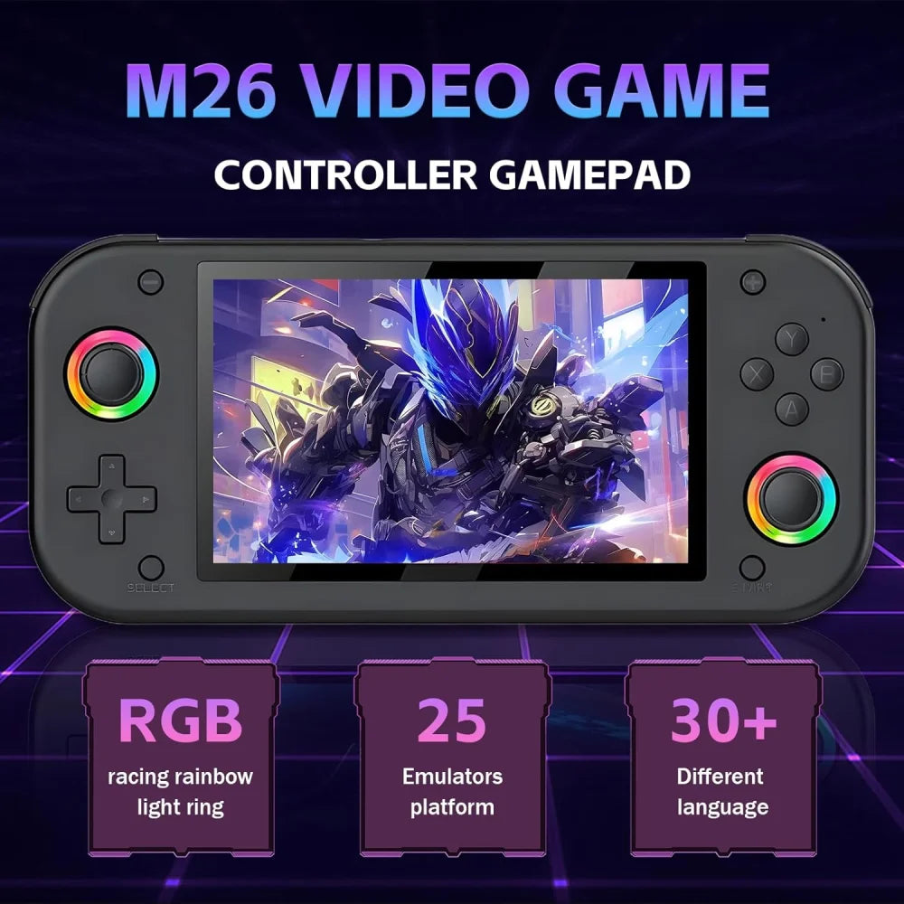 Retro Handheld Game Console 5.1 Inch 64GB 20000+ Games w/ 30 Emulators Game Console