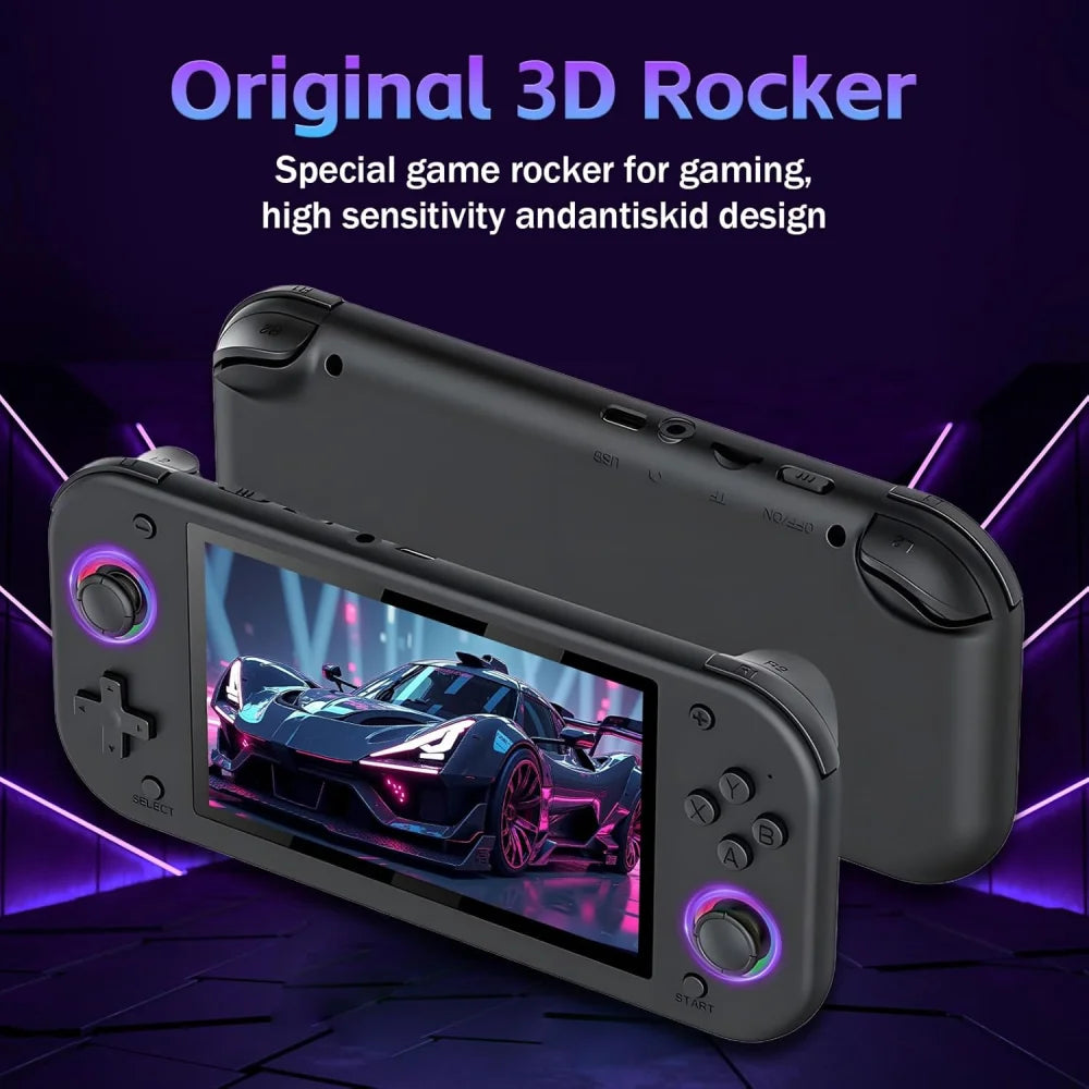 Retro Handheld Game Console 5.1 Inch 64GB 20000+ Games w/ 30 Emulators Game Console