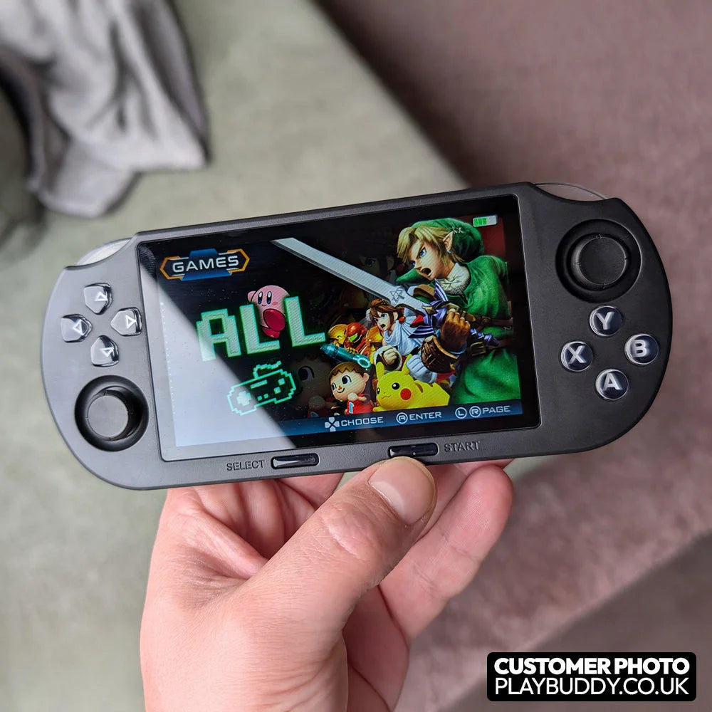 Retro Handheld Game Console Player Emulator 4.5 Inch 64GB 20000+ Games 64GB Game Console