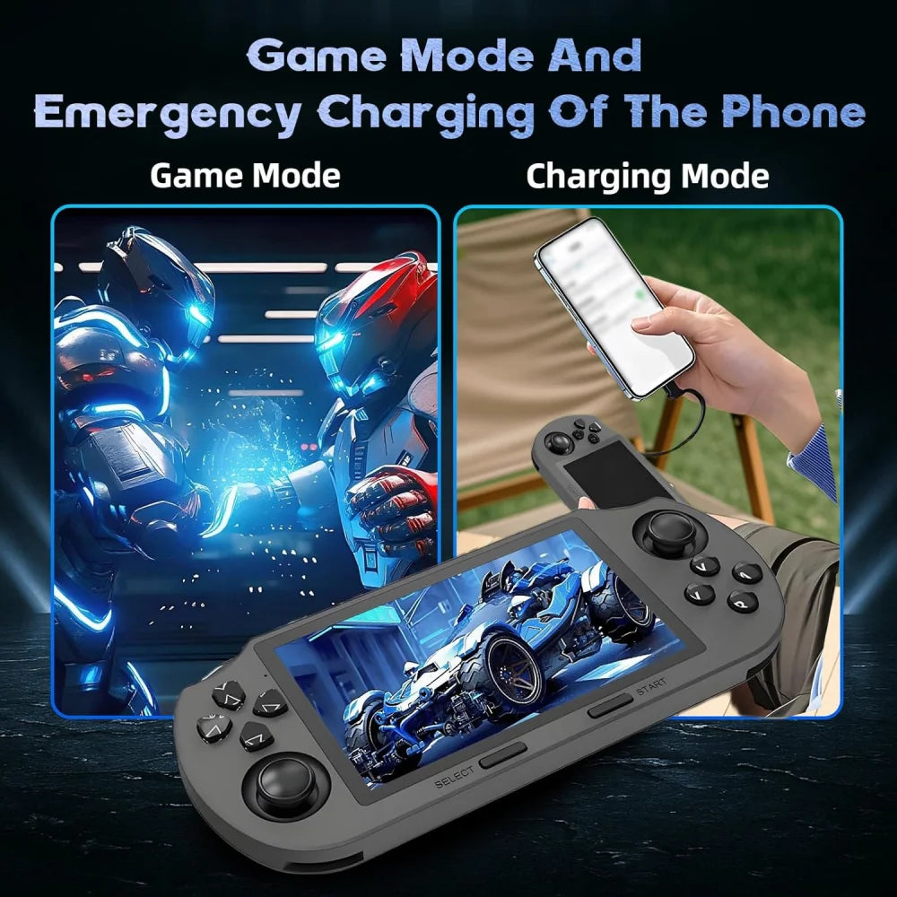 Retro Handheld Game Console Player Emulator 4.5 Inch 64GB 20000+ Games 64GB Game Console