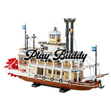 River Steamboat (21356) 4090PCS Ideas Building Blocks MOC Bricks - River Steamboat - Building Blocks