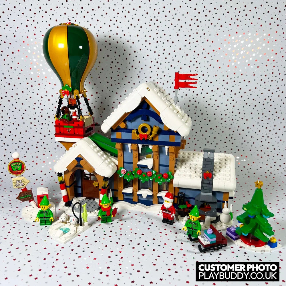 Santa’s Post Office (10339) Christmas Building Blocks Gift w/ 5 Mini Figures Santa’s Post Office Building Blocks