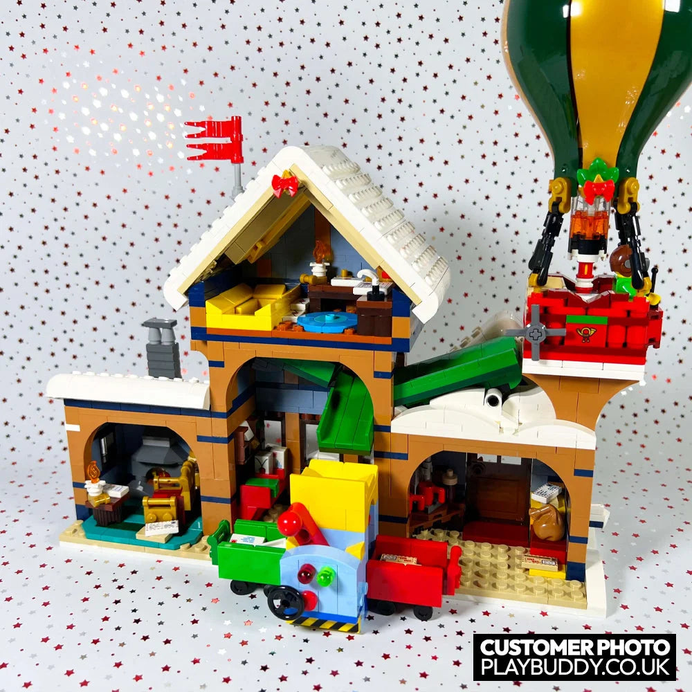 Santa’s Post Office (10339) Christmas Building Blocks Gift w/ 5 Mini Figures Santa’s Post Office Building Blocks