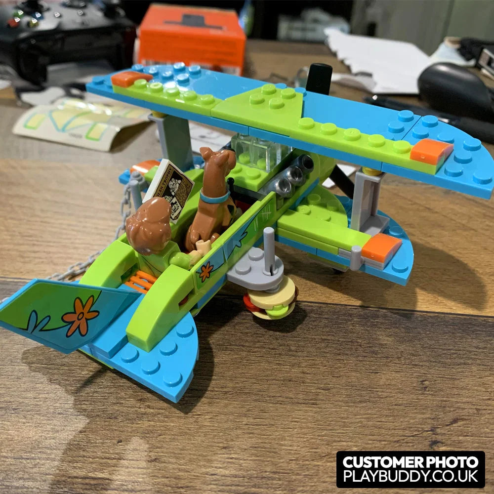 Scooby-Doo Mystery Plane Adventures (75901) 128PCS Building Blocks Mystery Plane Adventures Building Blocks