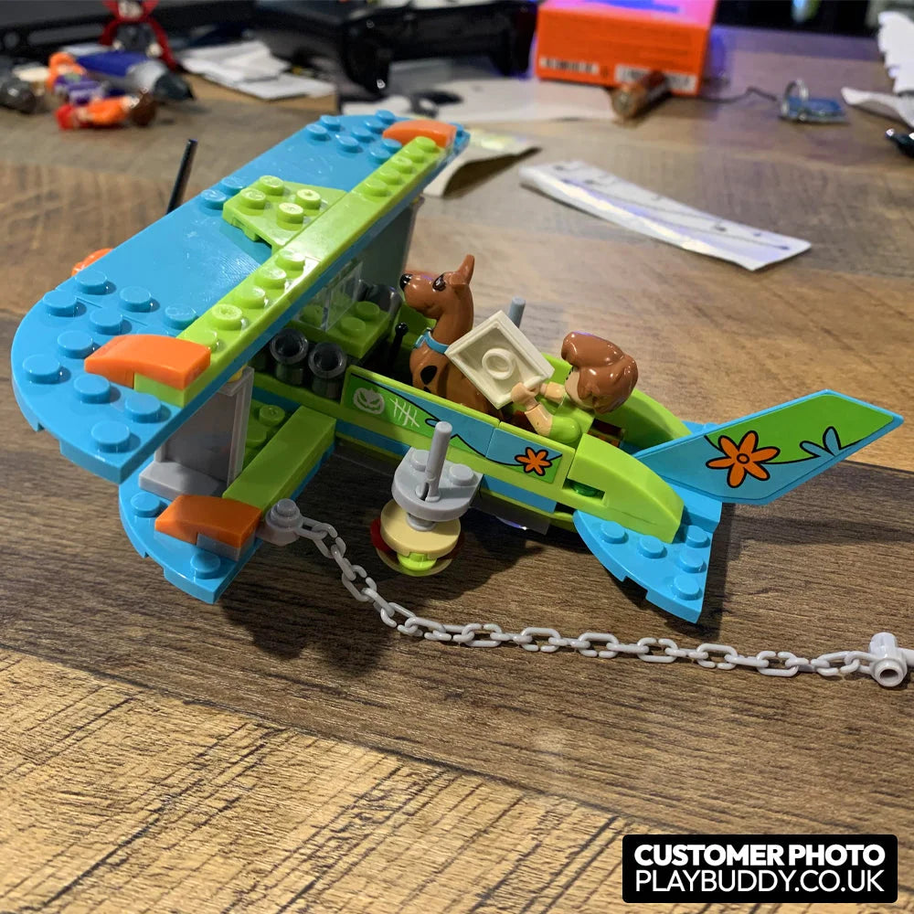 Scooby-Doo Mystery Plane Adventures (75901) 128PCS Building Blocks Mystery Plane Adventures Building Blocks