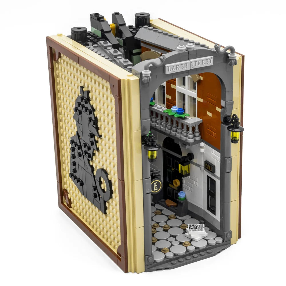 Sherlock Holmes: Book Nook (10351) 1359PCS Building Blocks w/ 5 Figurines Sherlock Holmes: Book Nook Building Blocks