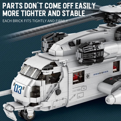 Sikorsky CH-53E Super Stallion Transport Helicopter 2192PCS Building Blocks CH-53E Super Stallion Building Blocks